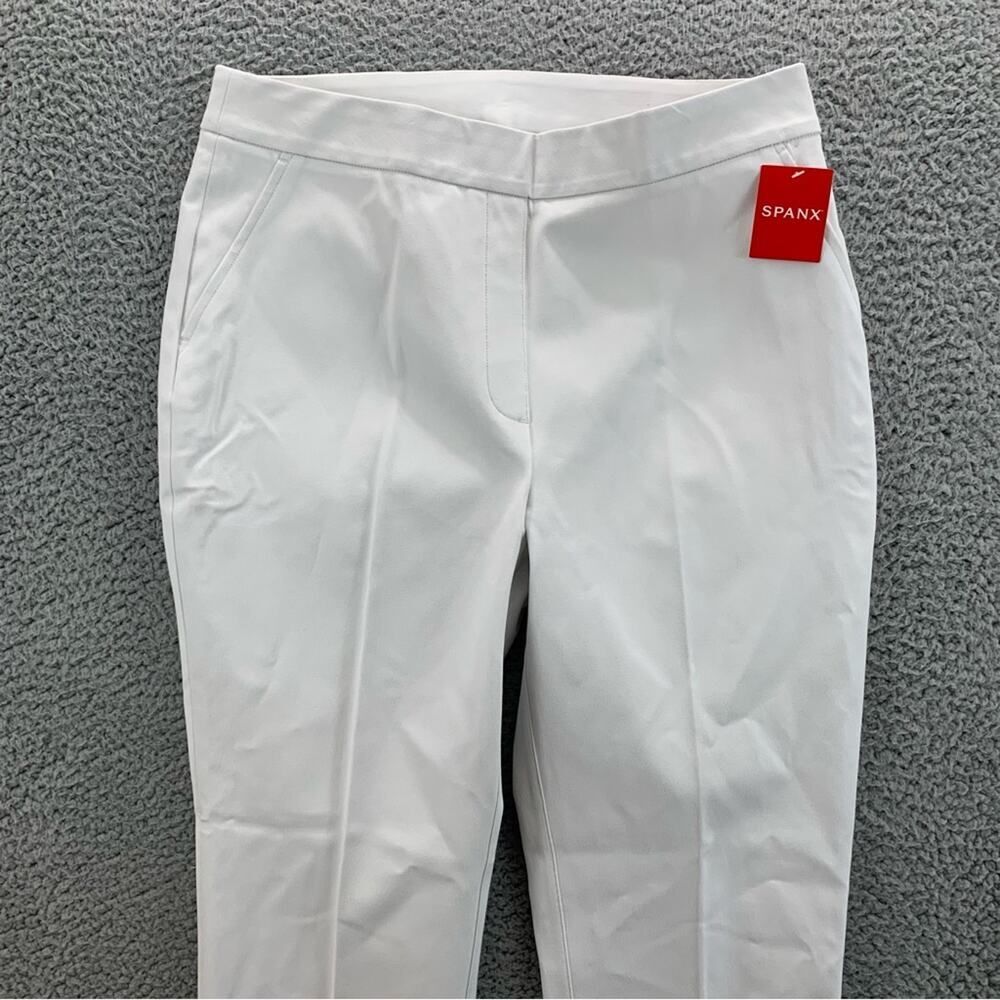 Spanx On-The-Go Slim Straight Pant Classic White Women's NWT Size: L (Regular) - Picture 2 of 15